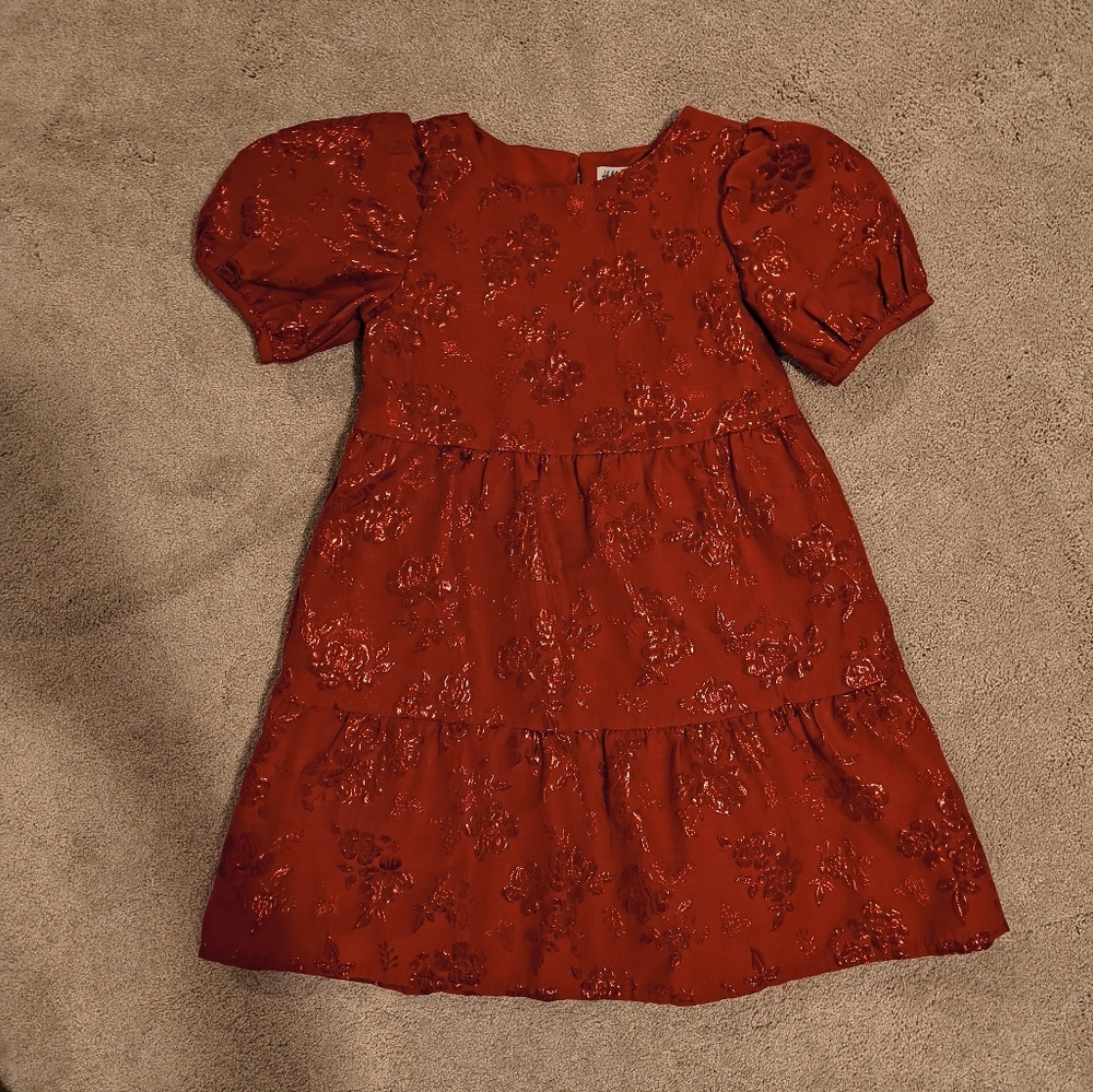 H&M Vibrant Red Dress 7/8